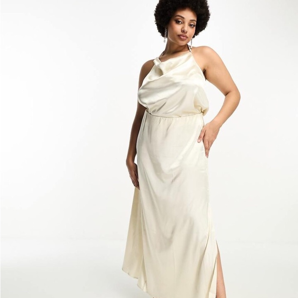 NWT Two Piece Satin Bridal Set size 22